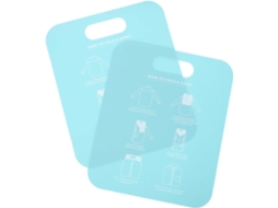 Conjunto de 2 tábuas dobráveis GOKOCO portáteis para roupas leves para viagens e casa