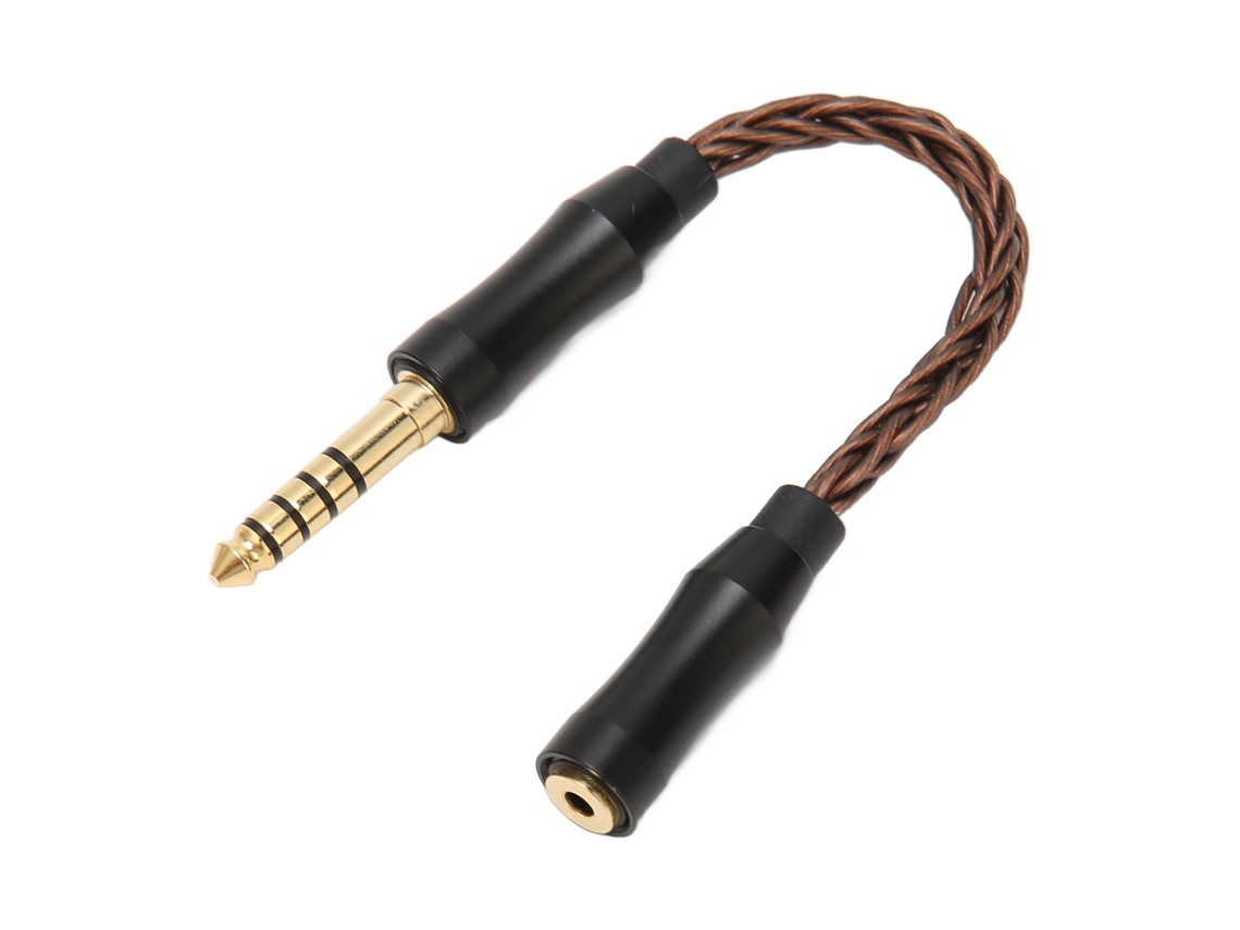 Cabo adaptador de áudio balanceado 2.5mm para 4.4mm EOOCOO