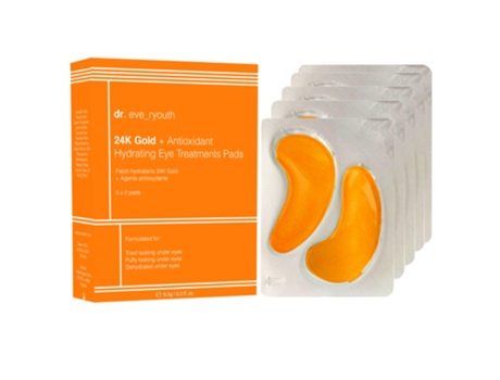 Almofadas de Tratamento para Os Olhos Hidratantes com Ouro 24K Antioxidante Dr.Everyouth