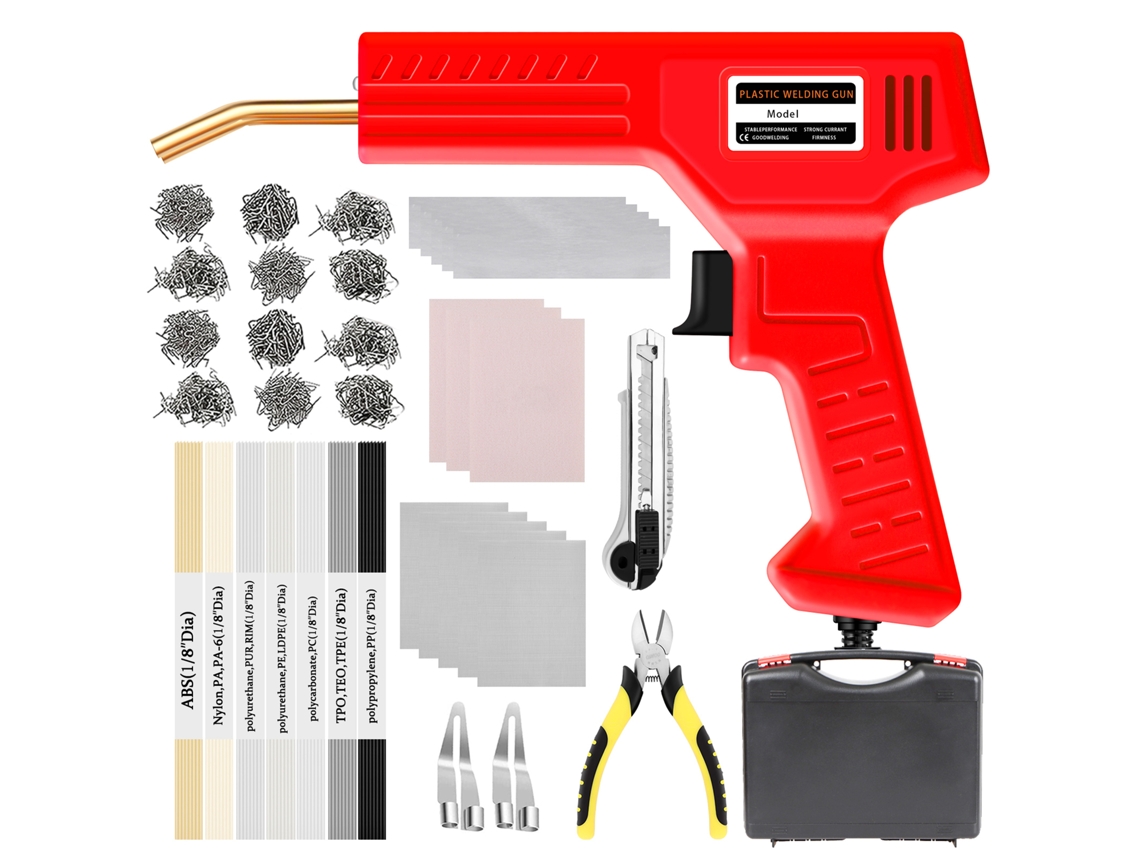 220w Plastic Welder Kit 1200pcs Staples 56 Rods Us Plug