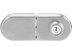 Fechadura Dioche Double Gla Para Portas De Vidro 10-12mm Em Aço Inoxidável Com Chaves, Acabamento Escovado Durável Para