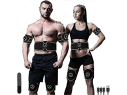 Estimulador Muscular Abdominal Ems Cinto De Tonificação Portátil Para Abdômen, Braços E Pernas Aparelho Para Exercícios Em Casa. Nostalgia88