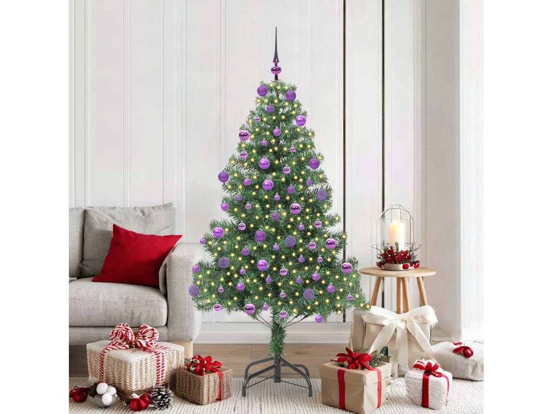 Vidaxl Árvore De Natal Verde 180 Cm Pvc