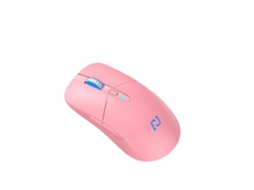 Mouse Sem Fio 2.4g Que Carr Jogos De Escritório Silenciosos, Com Receptor Usb, 3 Níveis De Dpi Ajustáveis, Mouse Usb Rosa*