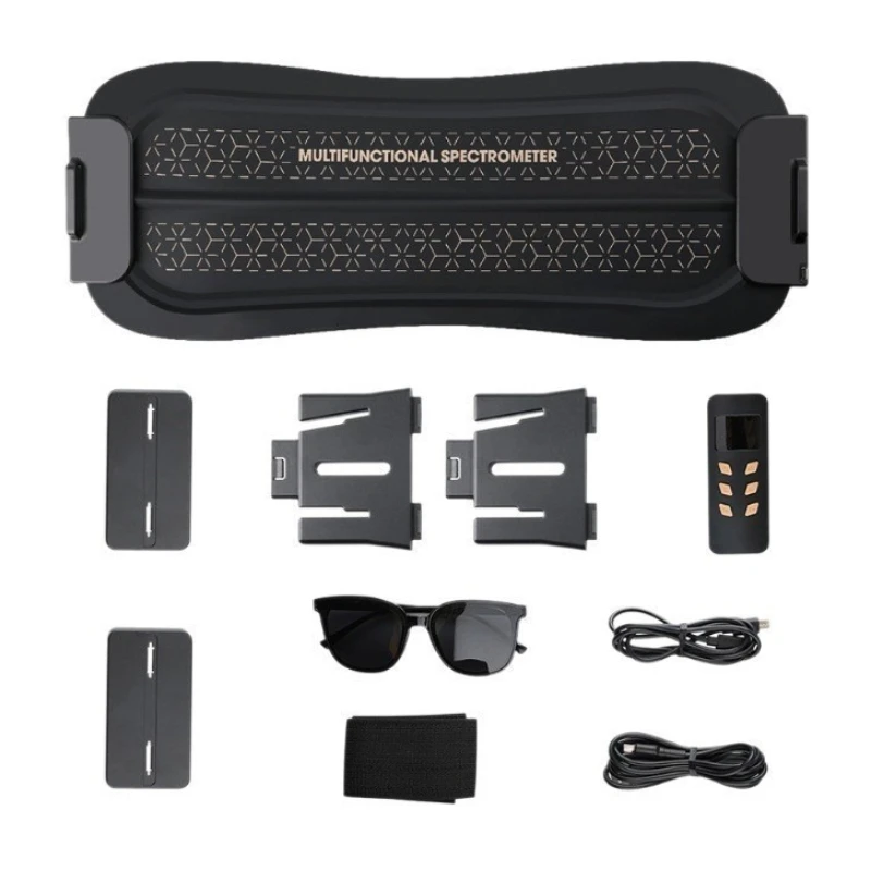 (preto) Aparelho terapêutico com luz LED vermelha em silicone para uso doméstico, rejuvenescimento da pele e beleza.