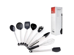 Conjunto De 8 Utenslios De Cozinha De Silicone Nostalgia88