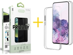 Capa + Película para Samsung Galaxy A71 ACCETEL Transparente Claro