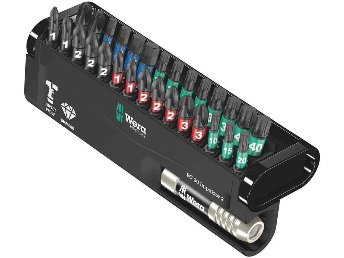 Bit-Check 30 Impaktor 2 Bit Cases WERA 05057697001
