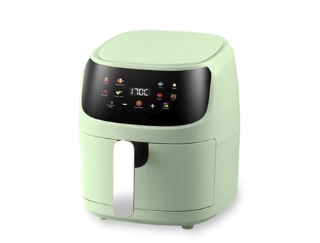 Fritadeira A Ar 8l, 1400w. Painel De Toque, 8 Programas De Cozimento, Modos Manuais, Grade Antiaderente. Dam