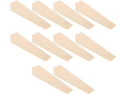 Conjunto De 10 Cunhas Madeira Para Batentes Porta, Em Formato Triangular, Antiderrapantes, Para Uso Em Portas E Janelas