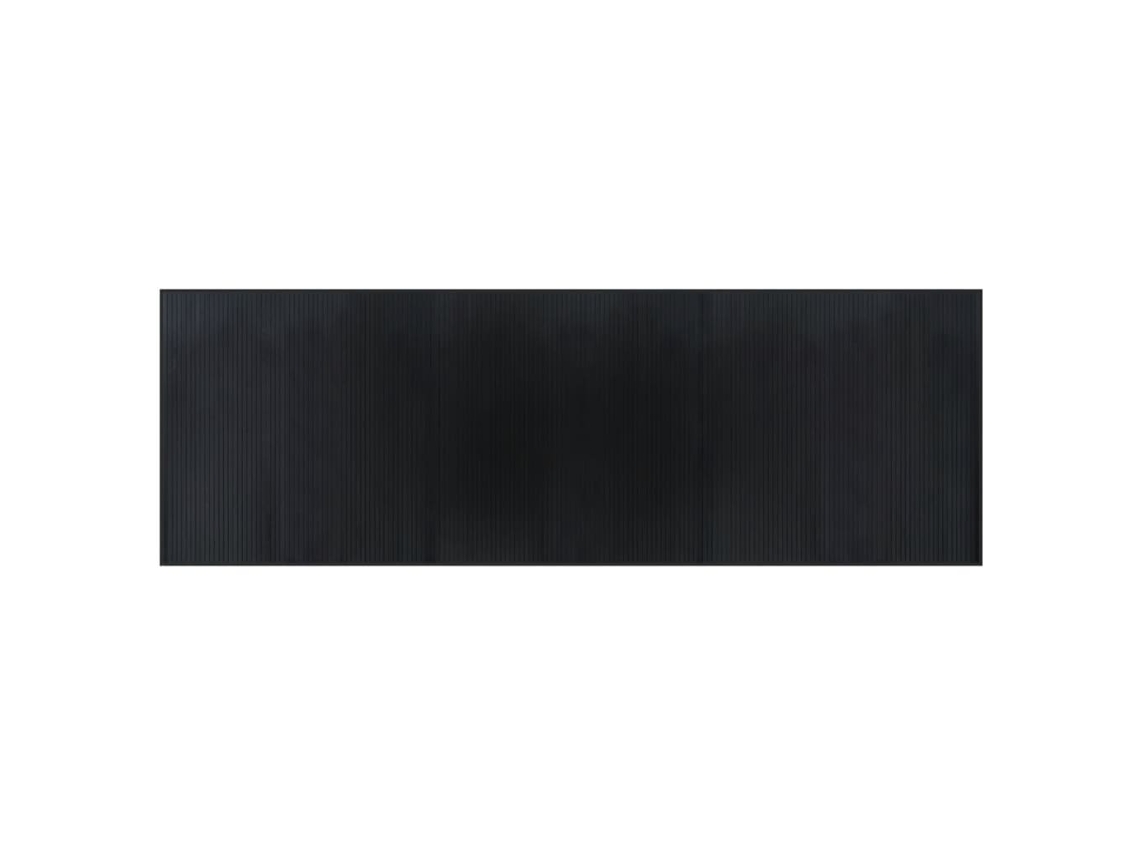 Rug, Rugs Vidaxl Preto Bambu (100 X 300 Cm)