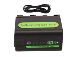 Bateria Para Câmera 5200 Mah Carga Rápida 30w Np F780pd Para Mc2500c 1500c Lanterna Monitor