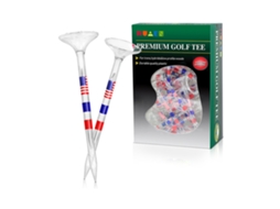 Camiseta de Golfe com Estampa Transparente e Bandeira BRILVIBERA