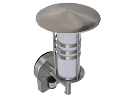 Lâmpada Parede De Aço Inoxidável, Forma De Cilindro Com Sensor