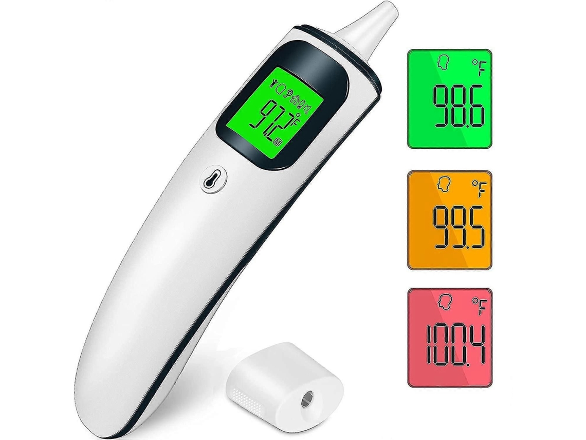 Termômetro Auricular para Crianças, de Testa Adultos, Bebês com Alarme Febre, Rá Pido e Preciso, Ideal Tod GOKOCO