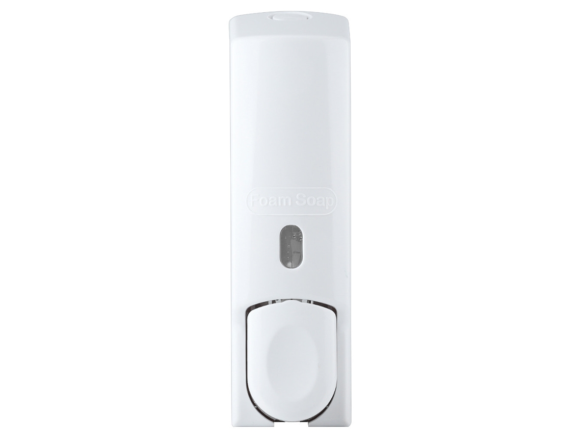 Dispensador Manual de Espuma de Sabão e Loção 600ml para Parede Branco Banheiro Cozinha S/MARCA