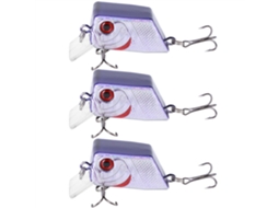 Isca Artificial Mini Quadrada 3pcs 2