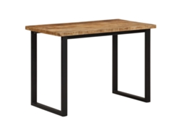 Vidaxl Mesa De Jantar 110x55x75 Cm Madeira De Mangueira Maciça