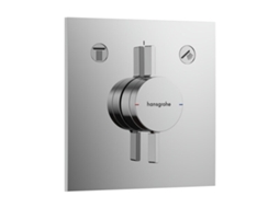 Misturadora HANSGROHE Duoturn e Encastrável 2 Consumidores 2 Funções Roseta Quadrada 75417 Cor: Crómio