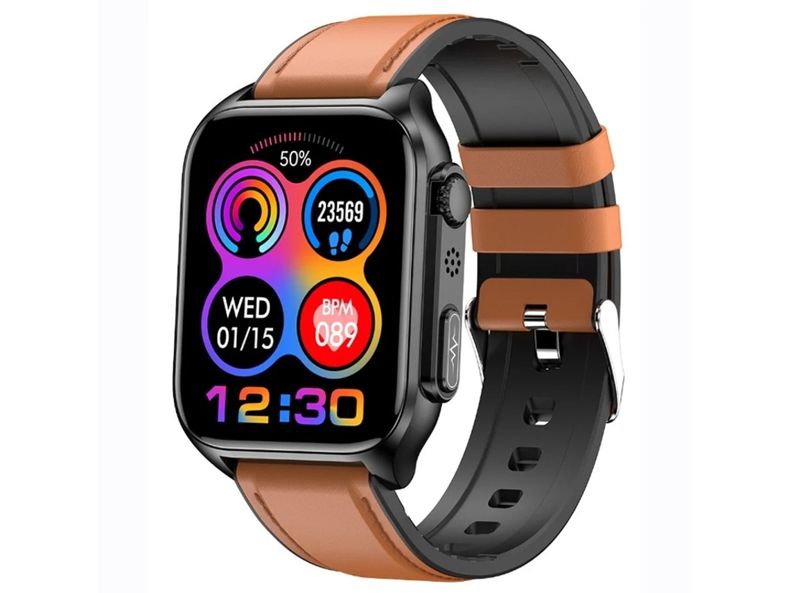 Smartwatch com Bluetooth, chamadas, ECG e monitoramento não invasivo de glicemia, temperatura e frequência cardíaca. Bestvite