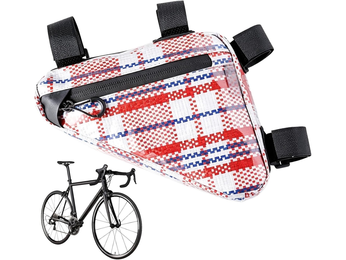 Bolsa Triangular Para Quadro De Bicicleta Com Espaço Para Guardar Câmara De Ar