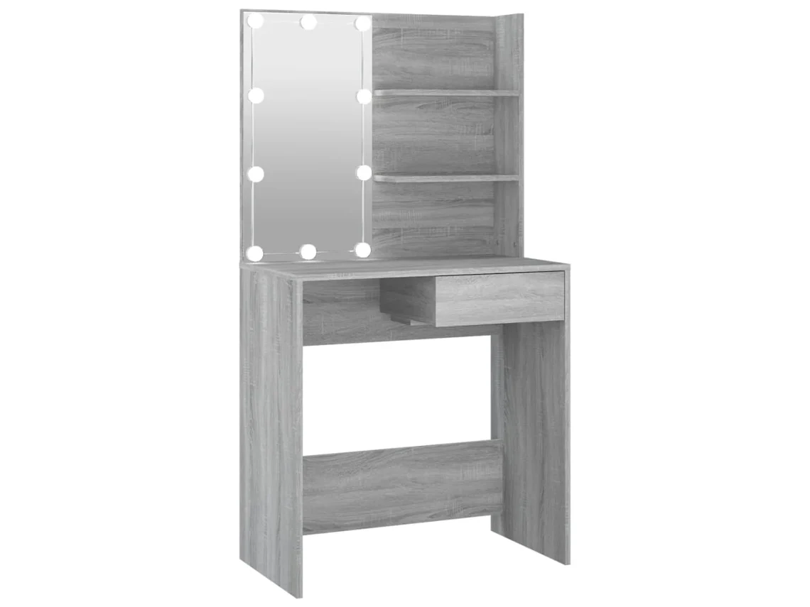 Dressing Table, Dressing Tables Vidaxl Cinzeto Madeira Processada (n/a)