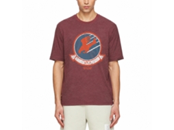 Rockinstone Top Gun Movie Vaw110 Heather Vintage Maroon Adult T-shirt Size:xl