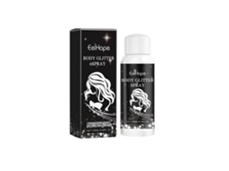 Spray de Brilho Corporal Branco Radiante