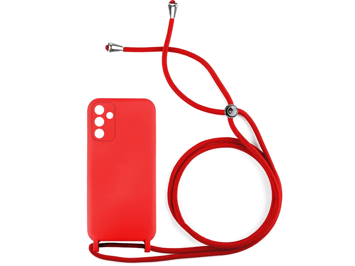 Capa SKYHE para Samsung Galaxy A36 5G Gel Rope Vermelho