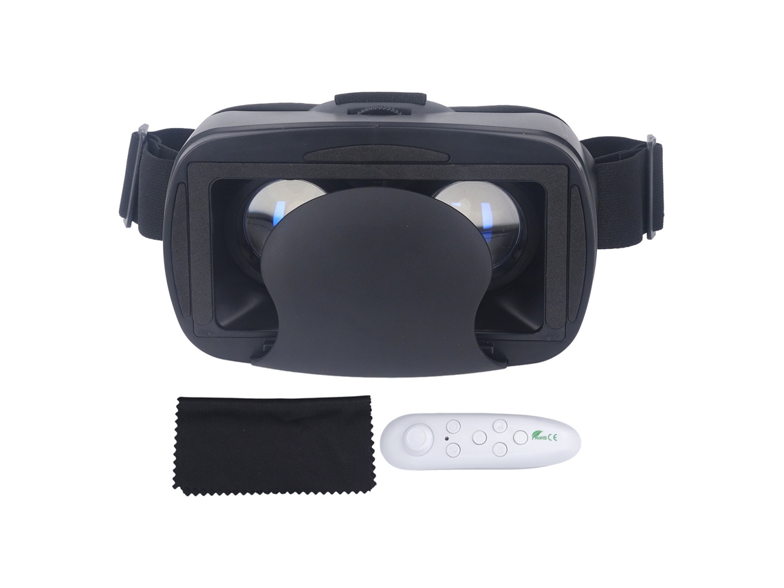 Óculos Vr Anti-blue 120° Ângulo Largo Hd 3d Preto