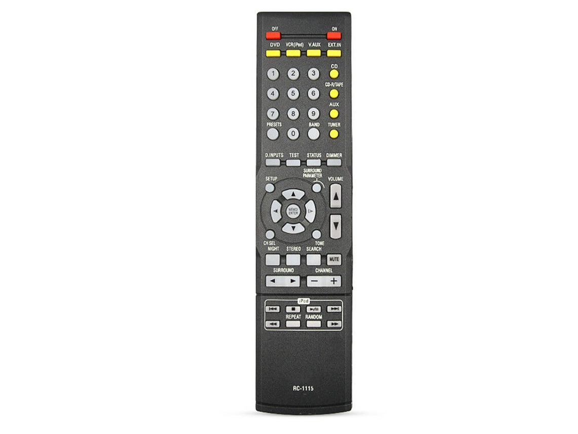 Comando Remoto Denon Rc 1115 Compatível Avr 161 Orysin