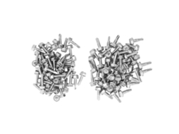 Kit de 100 Parafusos Auto perfurantes de Cabeça Hexagonal Aço Inoxidável S/MARCA