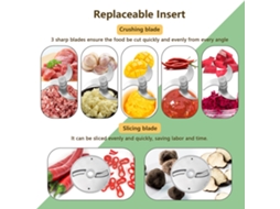 Máquina de moer carne manual multifuncional para frango, carne moída e desfiada S/MARCA