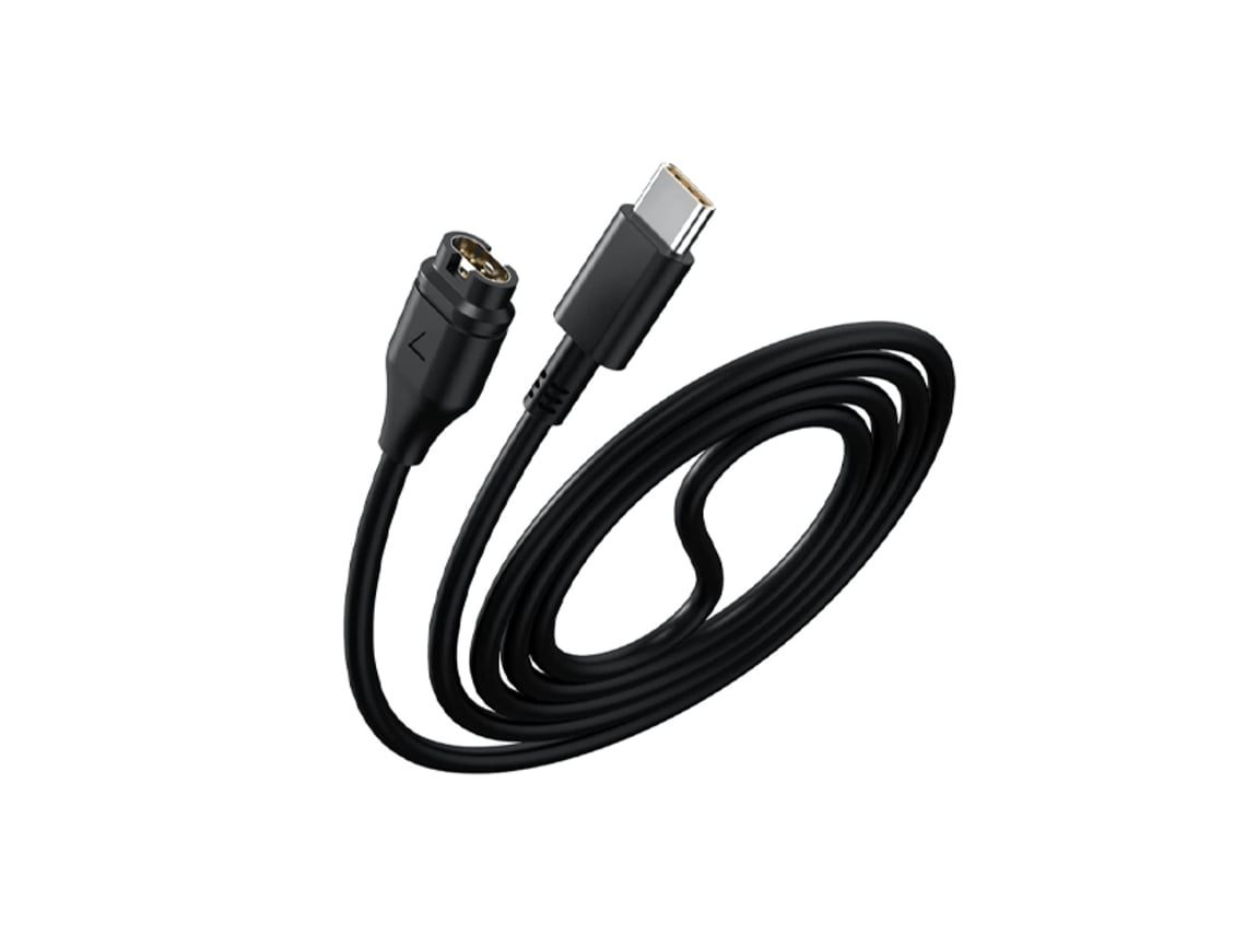 Carregador Usb Charger de Smartwatch para Garmin Forerunner 255 Preto