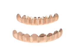 1 Conjunto de Dentadura de Cobre para Decoração de Halloween ALLINLESS