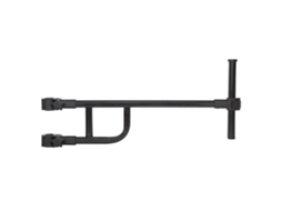 Braço Feeder Double Prateado 60 Cmmikado