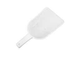 Pala De Plástico Para Alimento E Neve Mini Colher De Gelo Para Freezer Com Cabo E Gancho Branco Fácil De Limpar