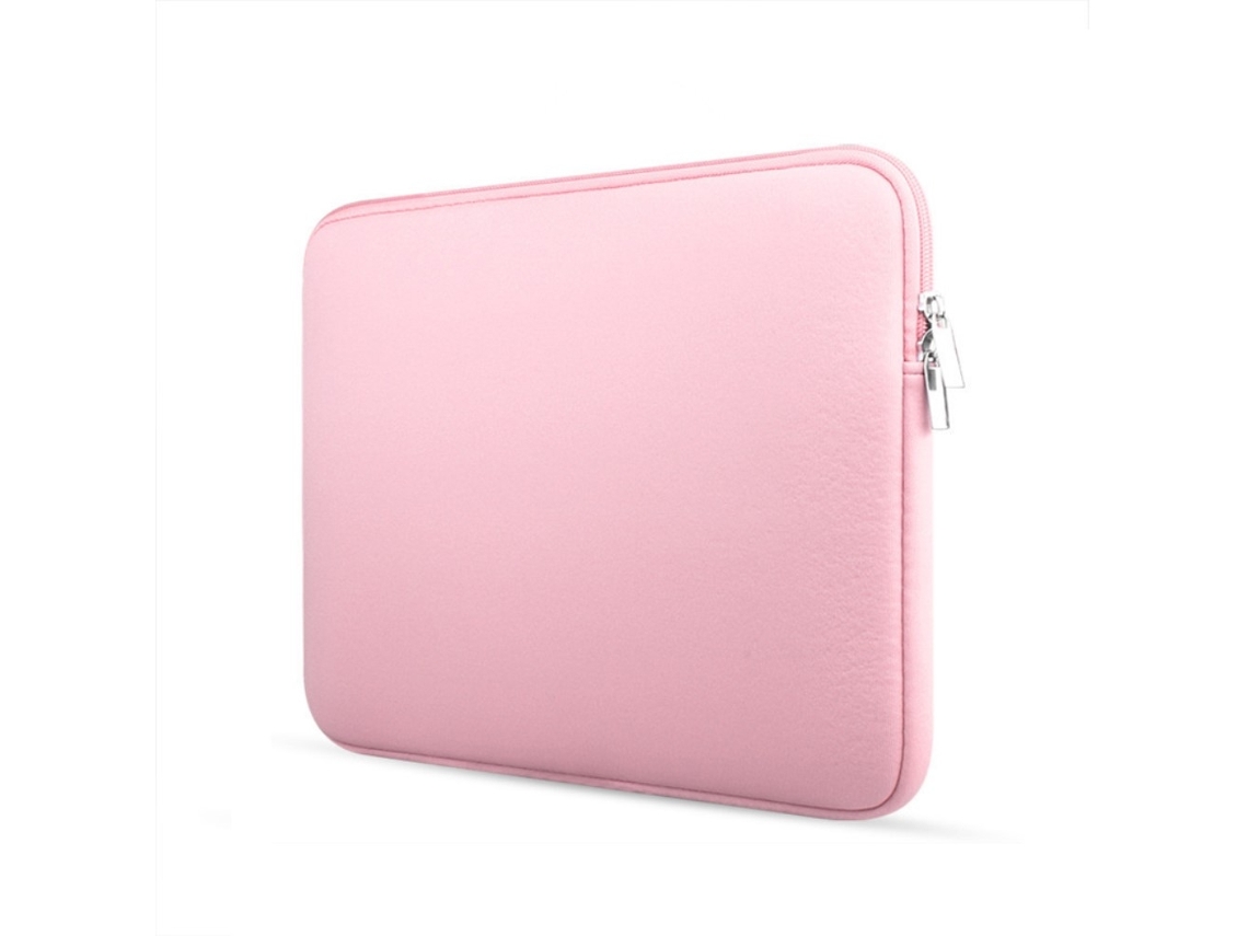Capa Protetora De Neoprene Para Laptop De 13,3" Rosa Claro