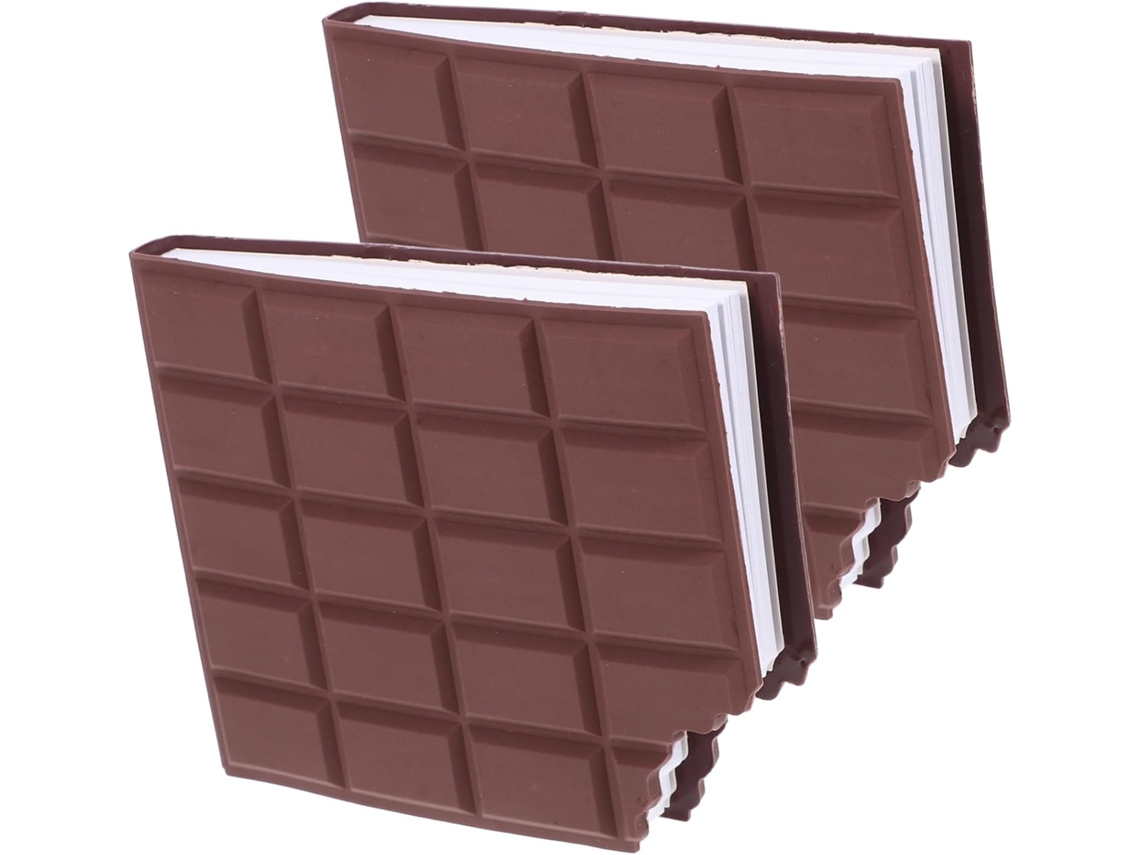 Carnets De Poche Parfumes De Chocolat 2 Peças Mini Autocolantes Adesivos Puissantes Em Papel Fournitures De