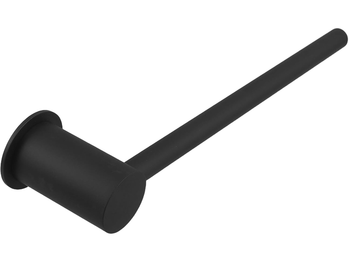 Suporte De Toalhas Parede Em Aço Inoxidável Preto Para Banheiro