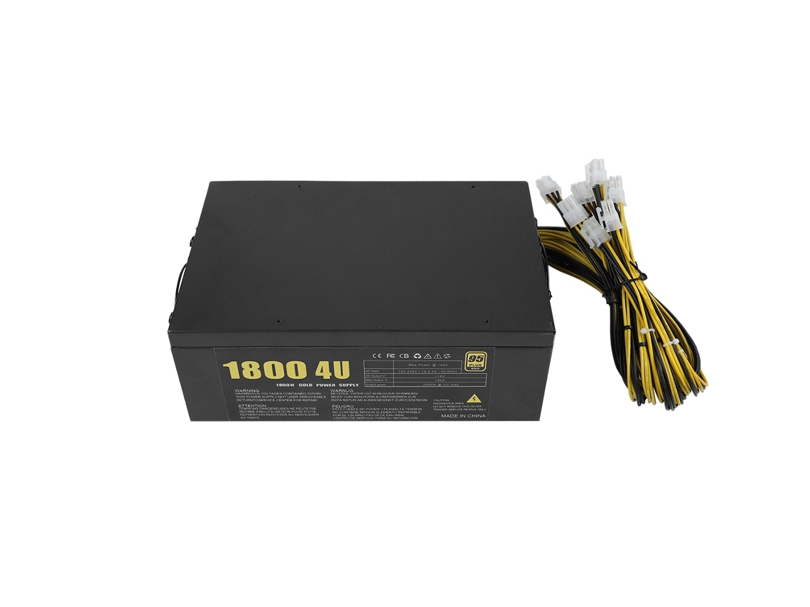 Fonte De Alimentação Para Mineração E Minerador S9 1800w 4u Com Ventiladores Frontais E Traseiros.