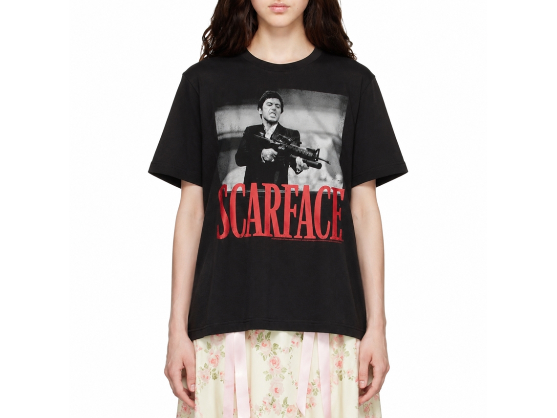 Rockinstone Scarface Movie Shootah Black Adult T-shirt Size:xl