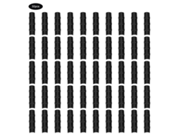 Kit De Conectores E Clips Para Apoio E Fixação De Estufa