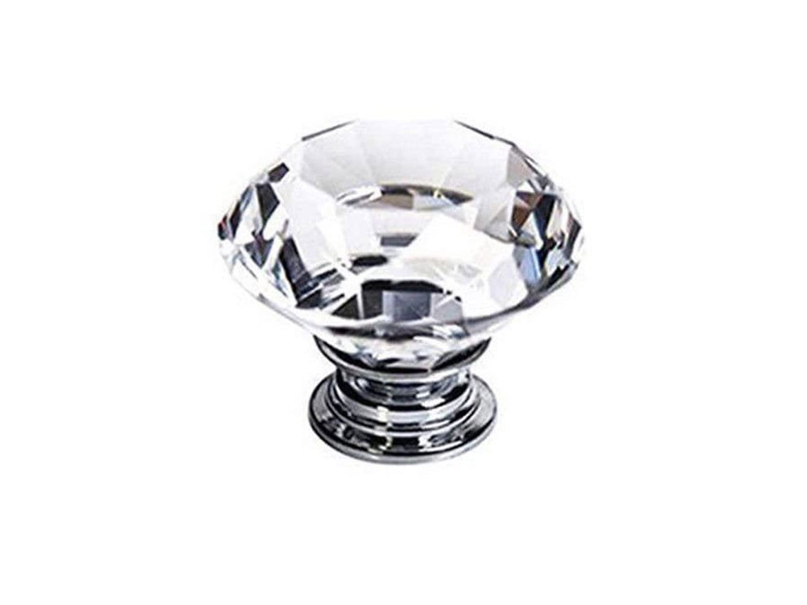 Puxadores De Armário De Cristal Laxiscreed, 30mm, Pacote Com 10 Peças Para Decoração Moderna De Móveis