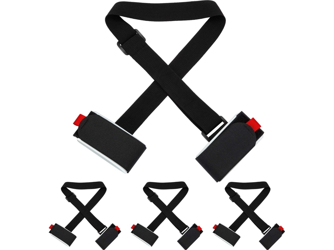 Conjunto De 4 Tiras Esqui Para Botas Snowboard