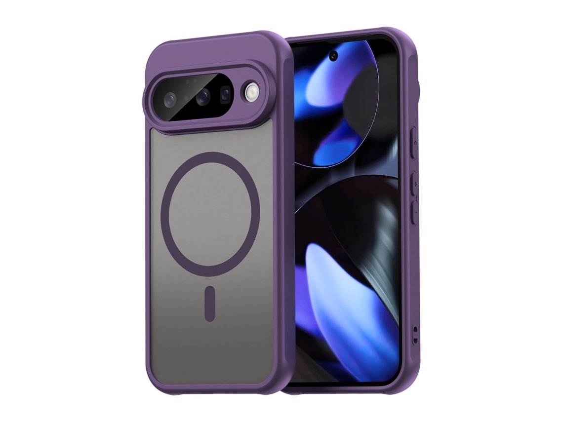 Zsanfs Capa Para Google Pixel 10pro 5g, Compatível Com Magsafe, Cor Roxo