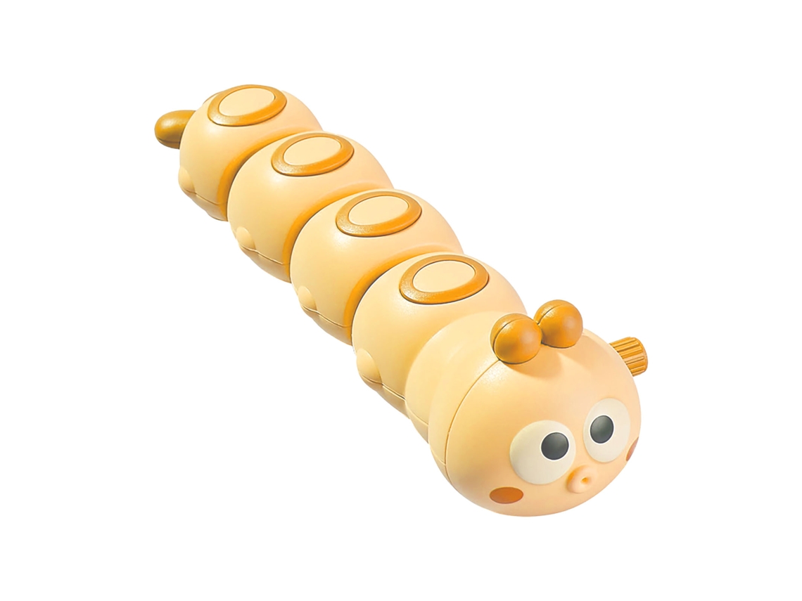 Mali brinquedo de Rastejo de Relógio Bebê Animal Fofo Balanço Educativo Interativo Amarelo