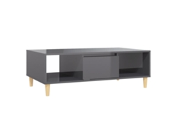 Coffee Table, Coffee Tables Vidaxl Cinzeto Madeira Processada (n/a)