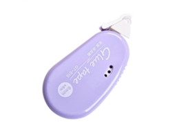 Dispensador De Fita Adesiva Dupla Face Em Rolo Para Artesanato - Ideal Para Scrapbooking, Adesivo Sem Resíduos, Cor Roxa, Ferramenta Para Artesanato