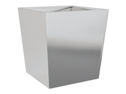 Vaso de jardim VIDAXL Aço (50x50x50cm)